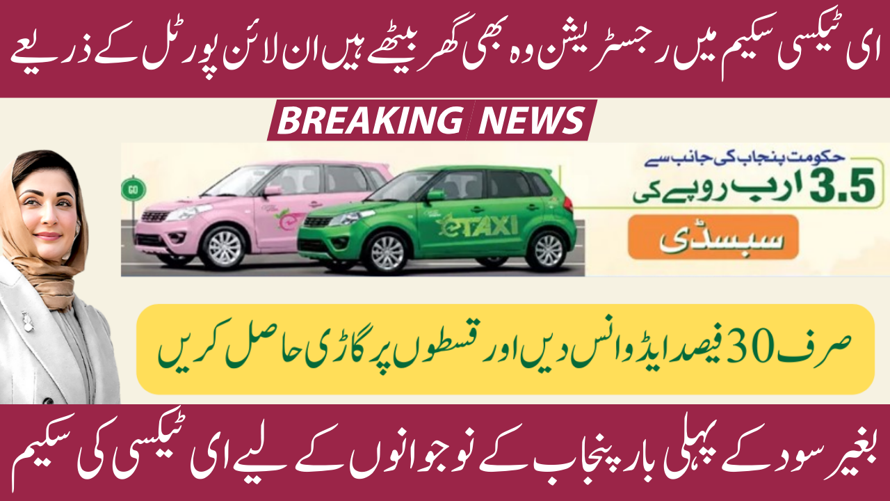 Punjab E-Taxi Scheme 2025